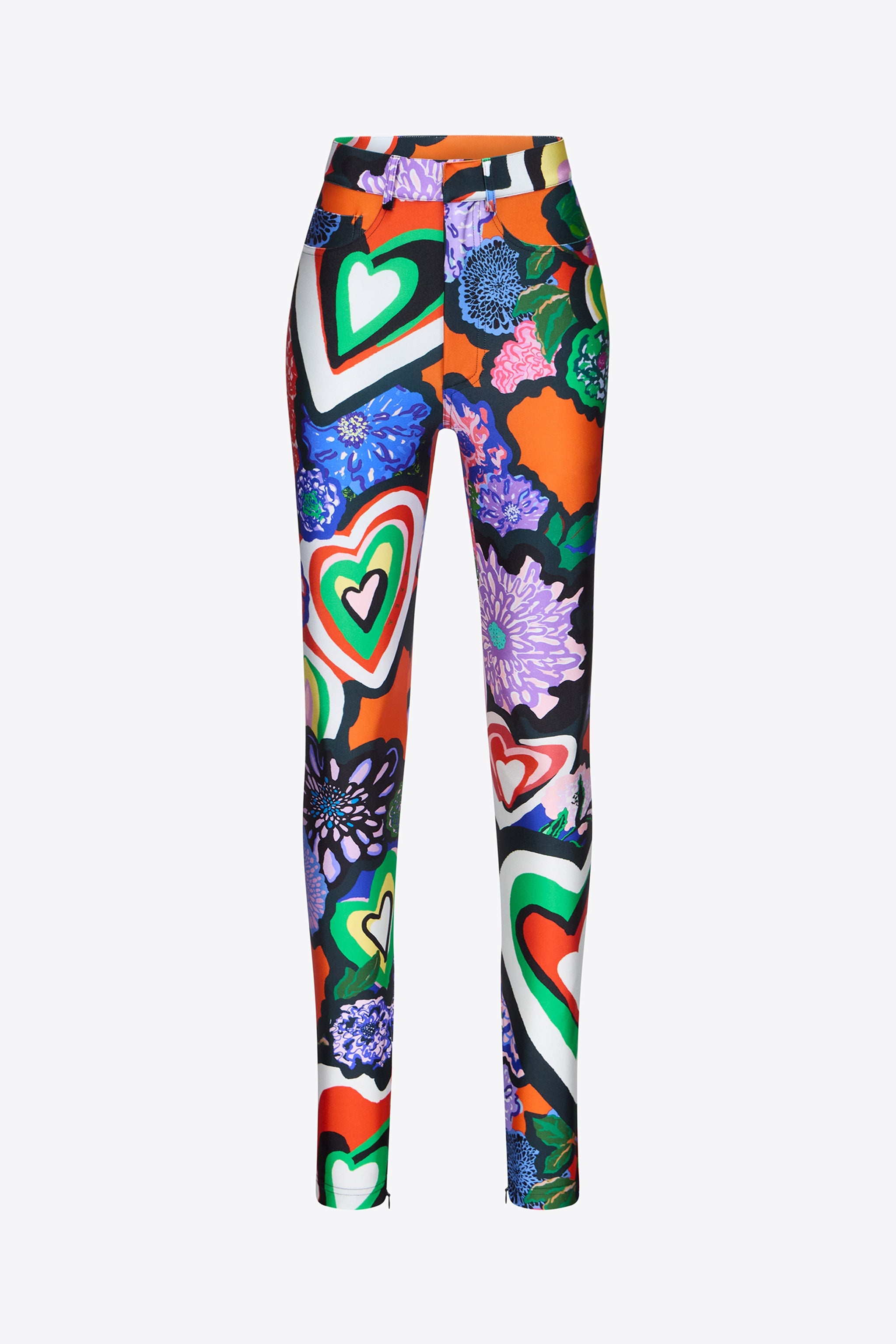 HEART PRINTED LEGGING - 1