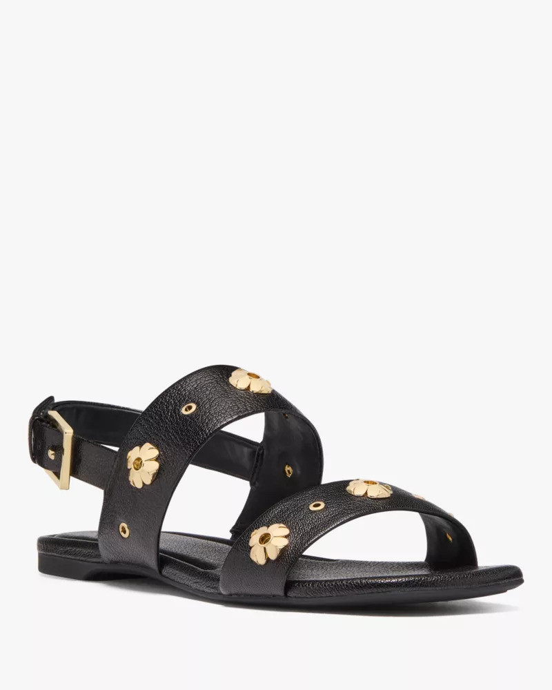 kate spade Spade Flower Stud Flat Sandals outlook