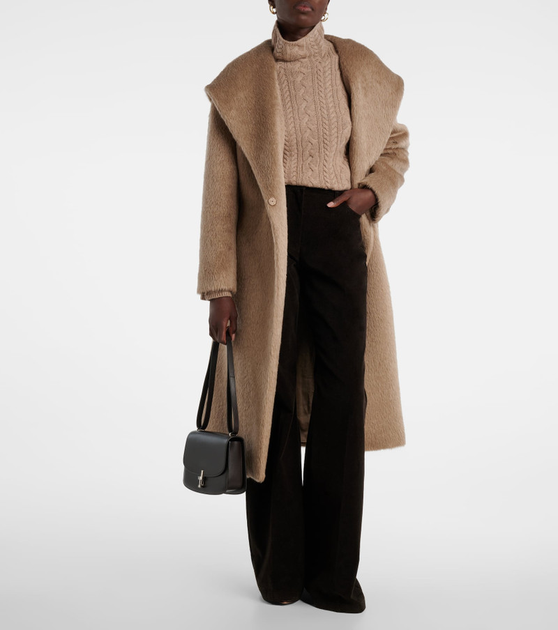 'S Max Mara Eliana alpaca, wool, and cashmere blend coat outlook
