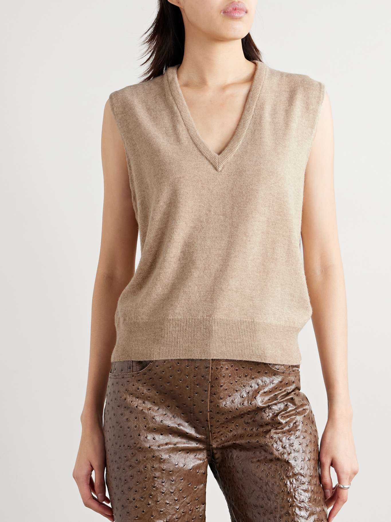 Wool vest Beige - 3
