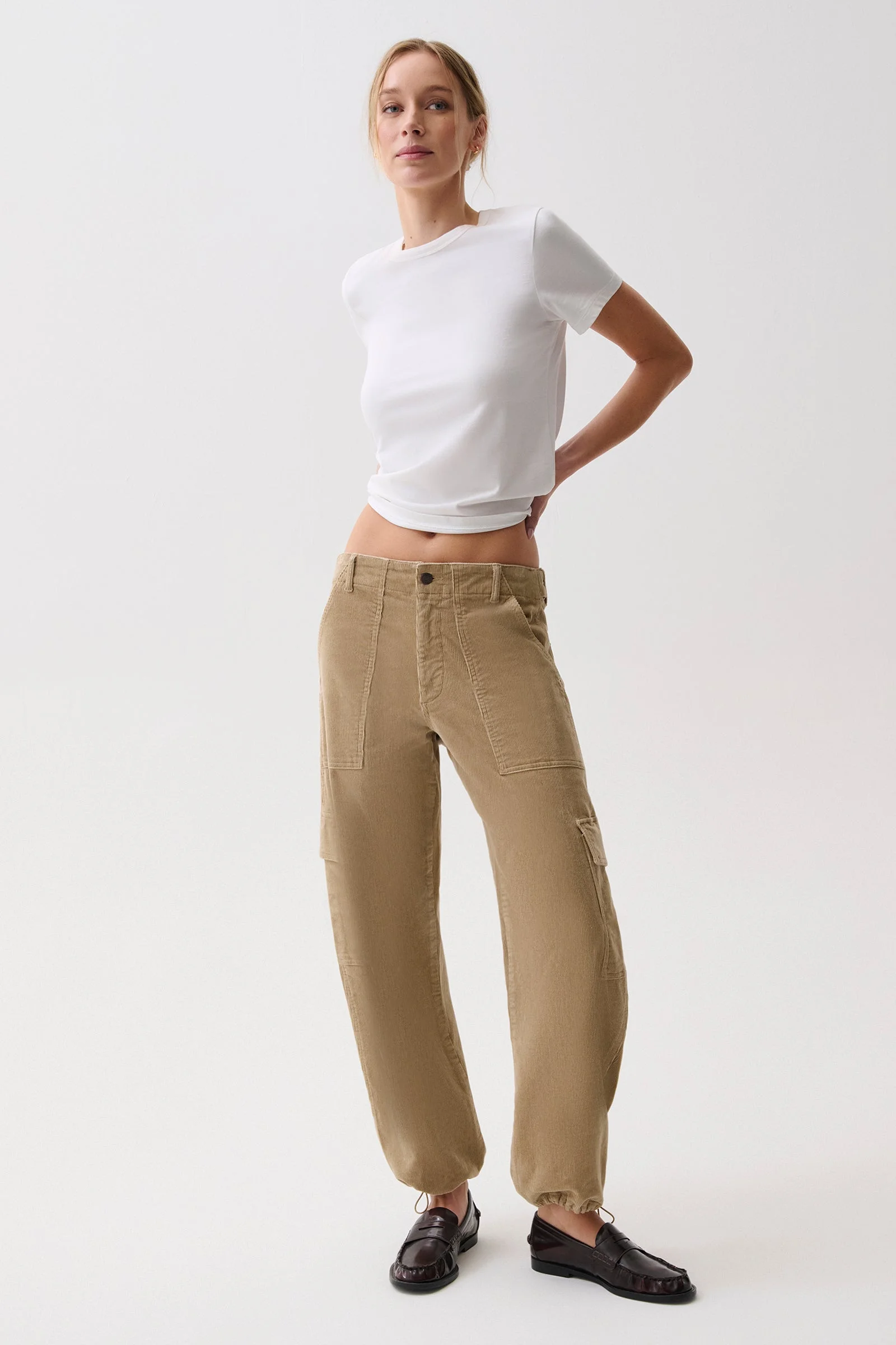 HONOR UTILITY CORD CARGO - CAMEL - 1