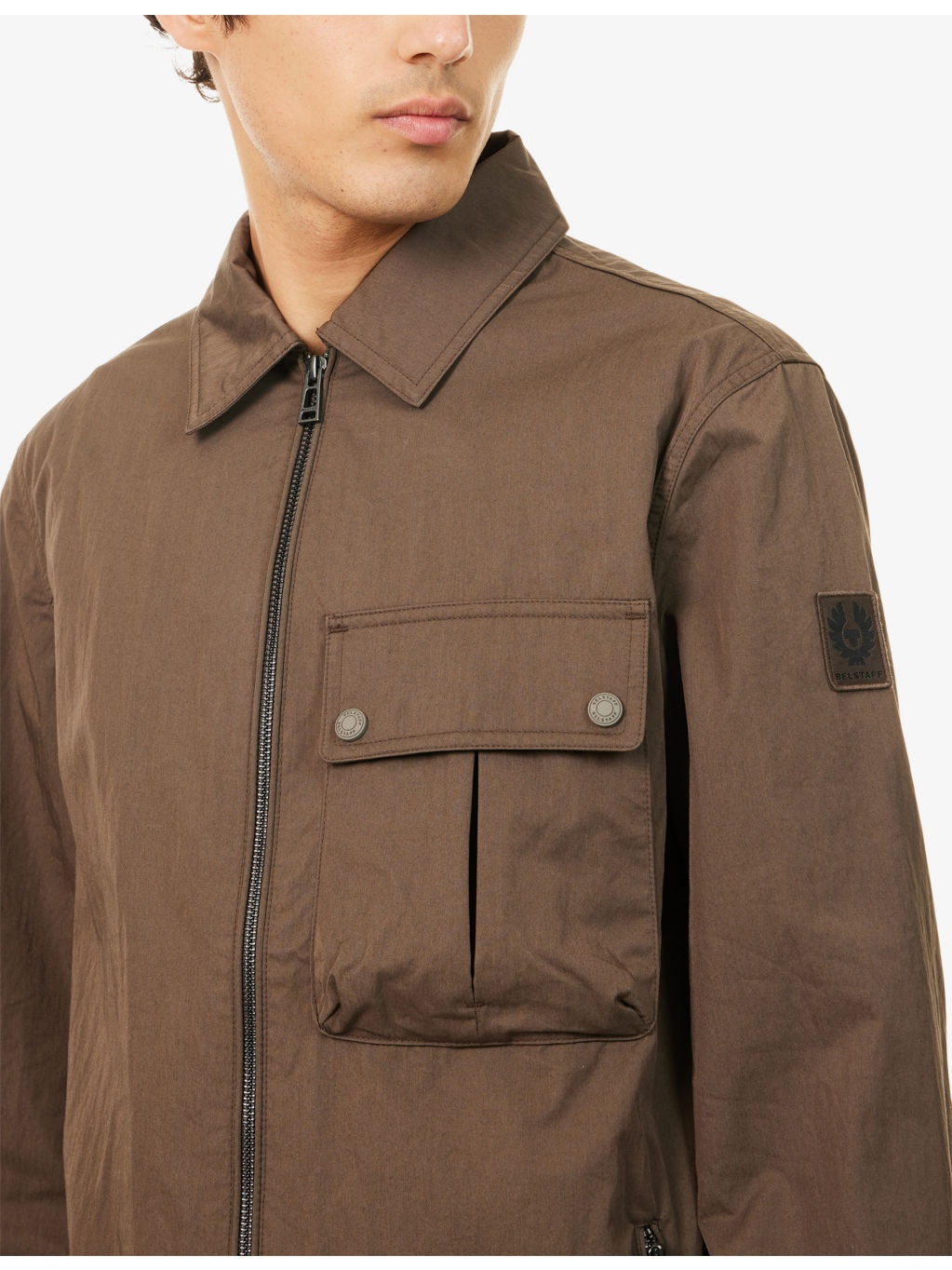 Drome Patch-Pocket Cotton-Blend Overshirt - 5