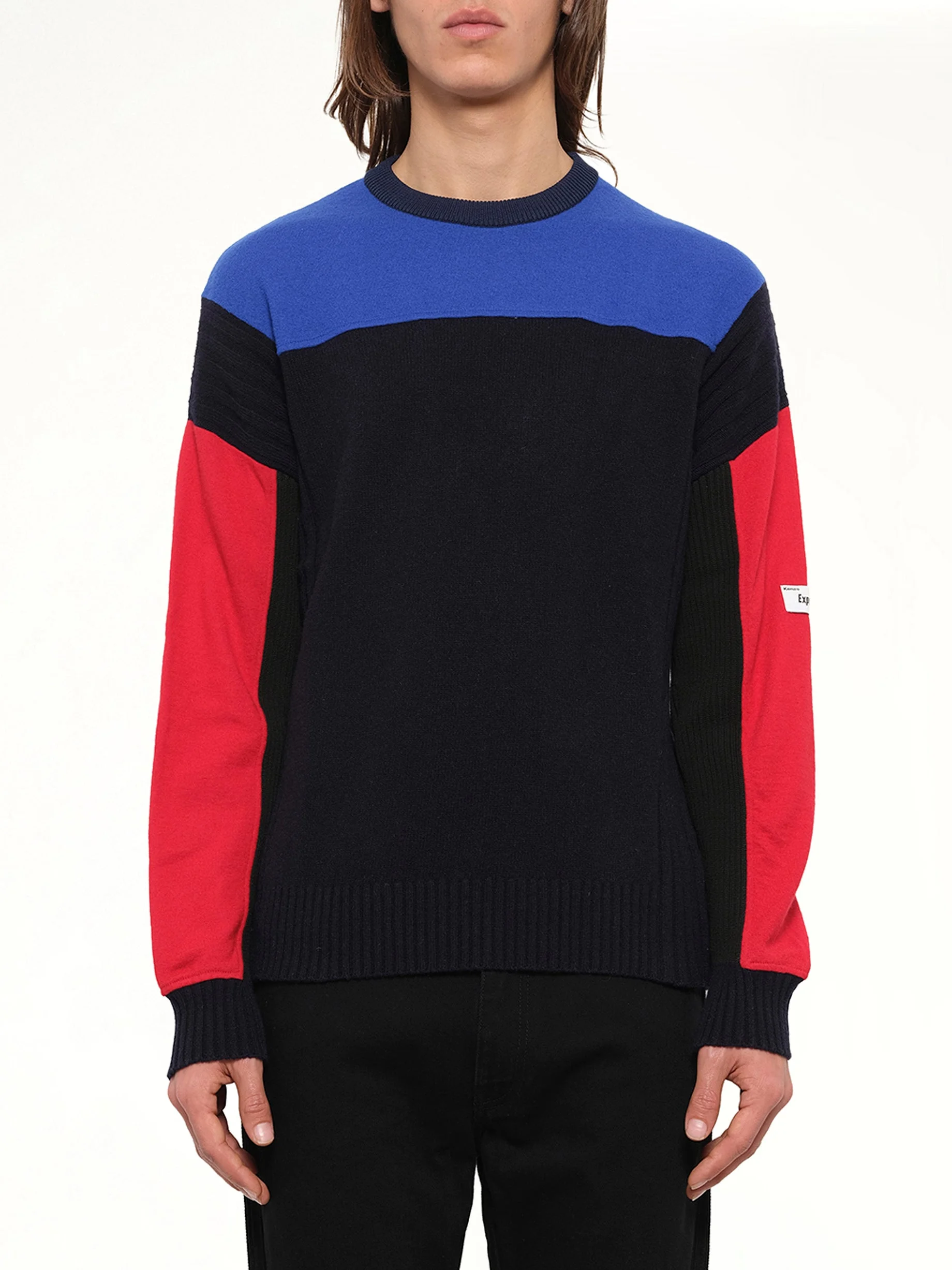 Colorblock Knit in Blue - 1