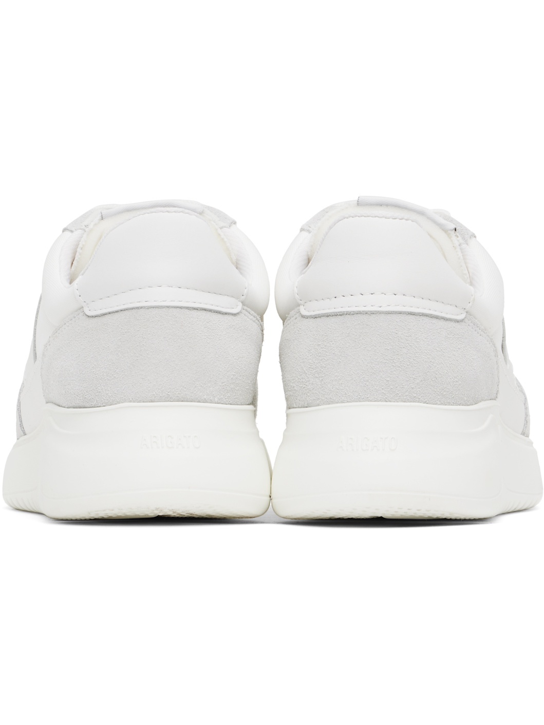 White & Gray Genesis Vintage Runner Sneakers - 2