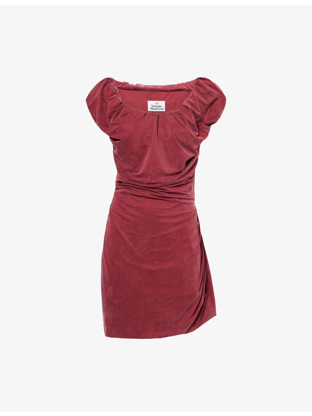 Ginnie Draped Stretch-Jersey Mini Dress - 1