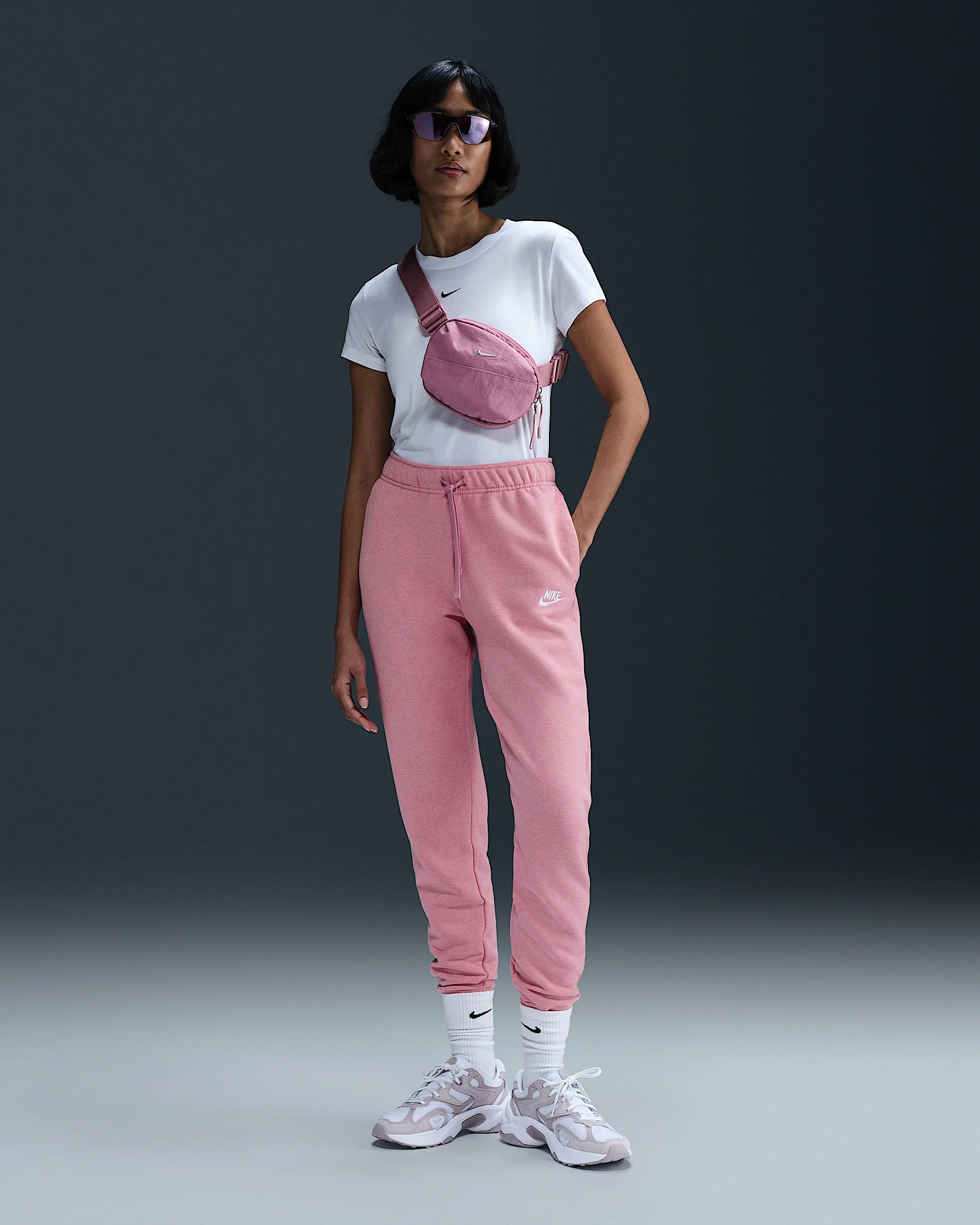 Nike Sportswear Club Fleece Women's Mid-Rise Joggers - 1