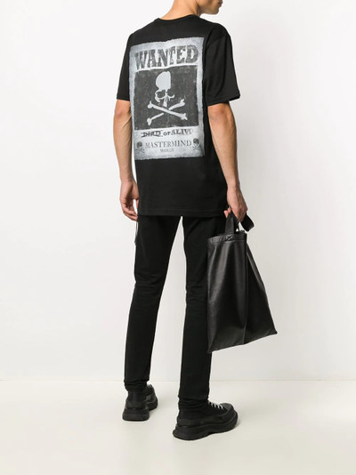 MASTERMIND WORLD black graphic-print t-shirt outlook