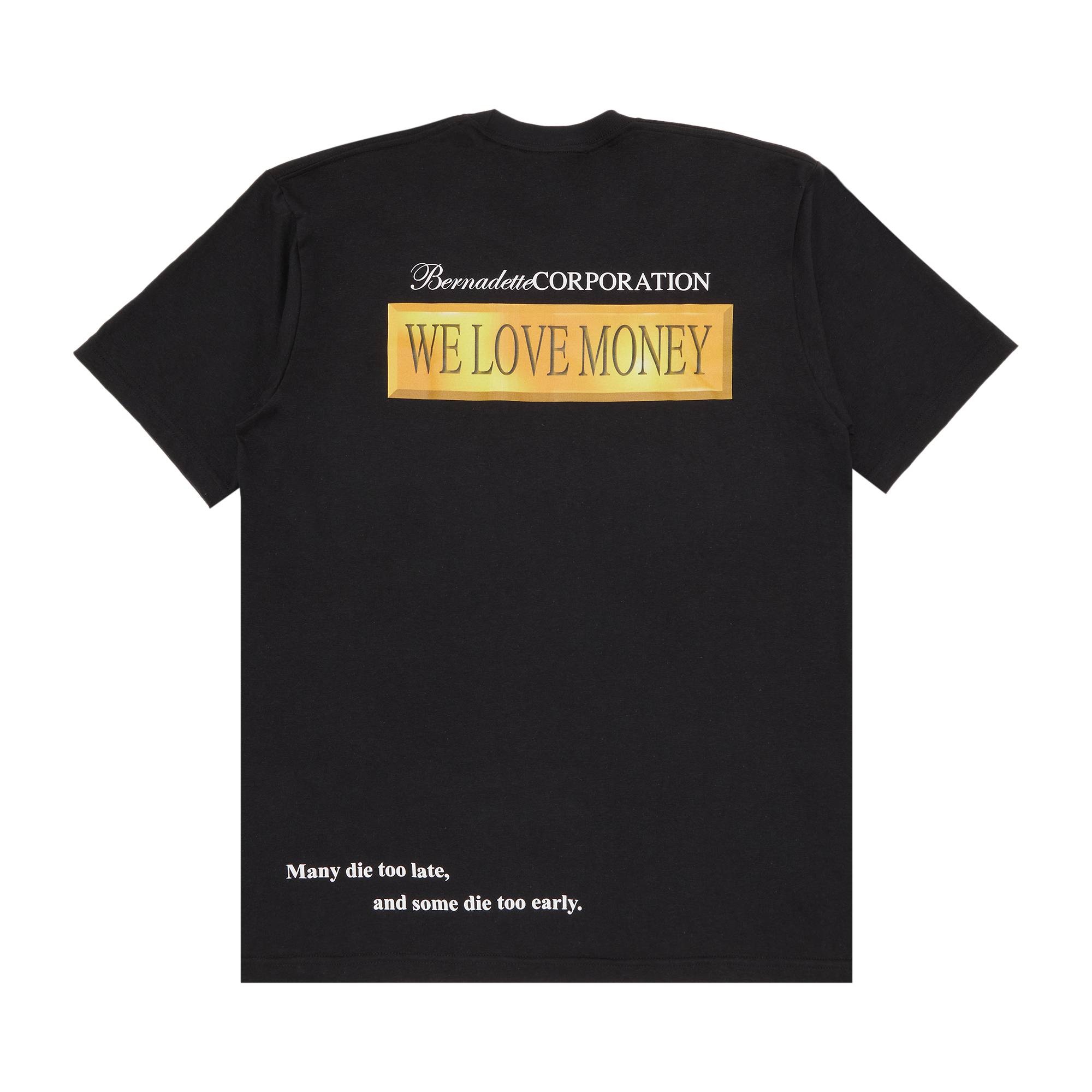 Supreme x Bernadette Corporation Money Tee 'Black' - 2