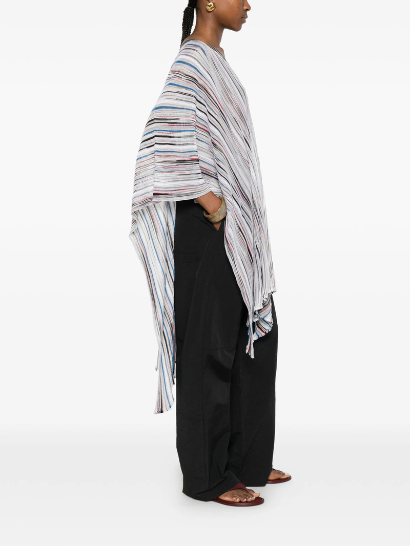 Missoni Striped V-neck Poncho 3