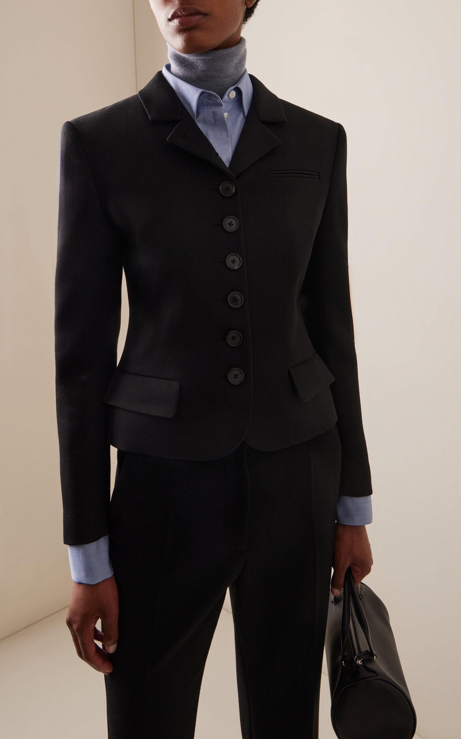 【国内発送】THE ROW ジャケット Fletcher wool blazer The Row Fletcher Blazer in Black | FWRD