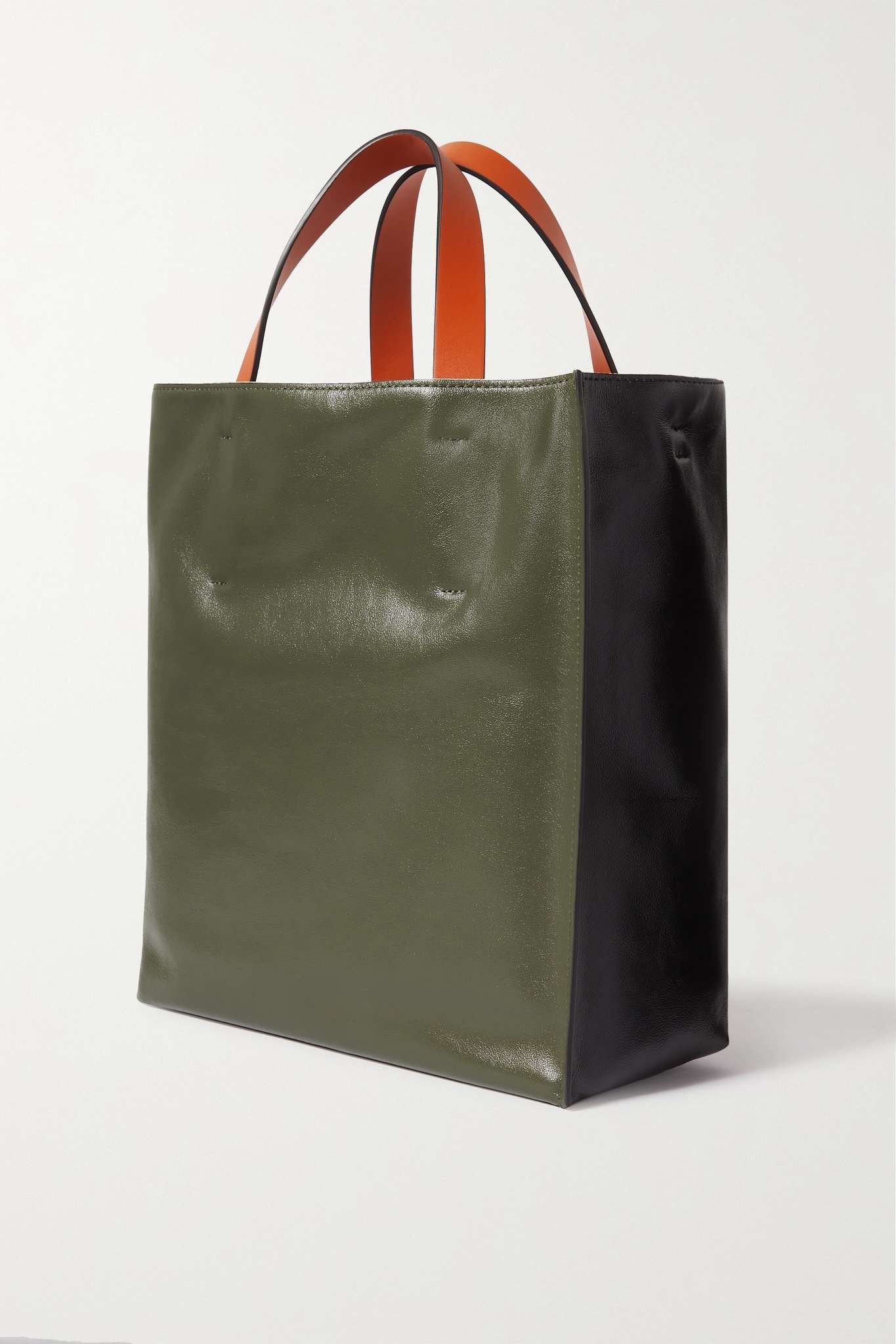 Museo small color-block leather tote - 3