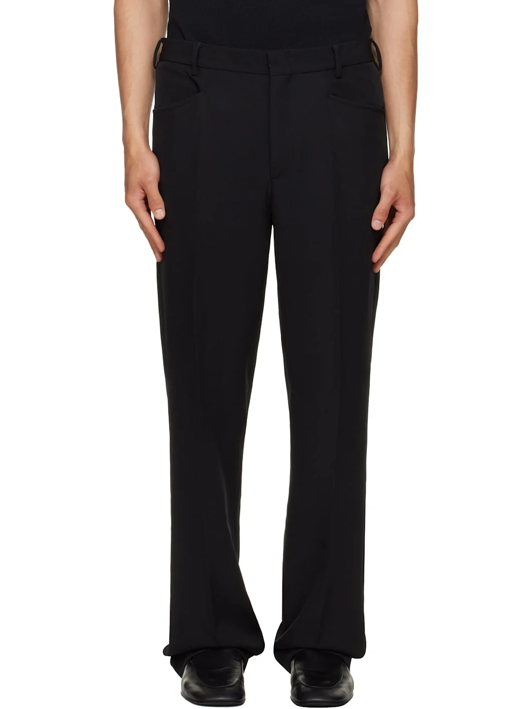 Black 'El Niño' Slim Trousers - 1