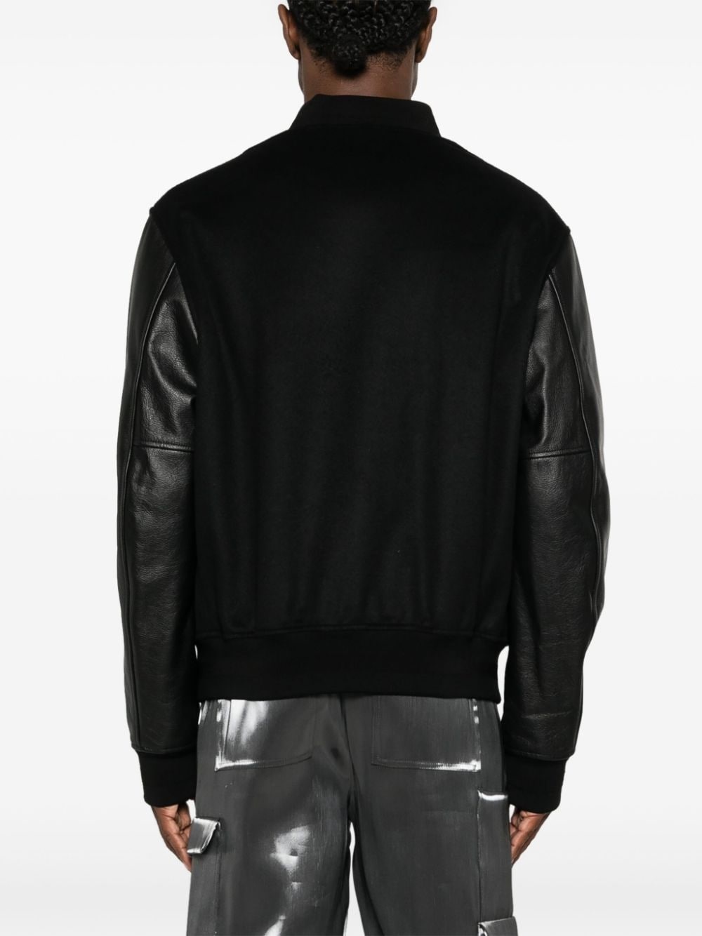 4G logo-plaque bomber jacket - 4