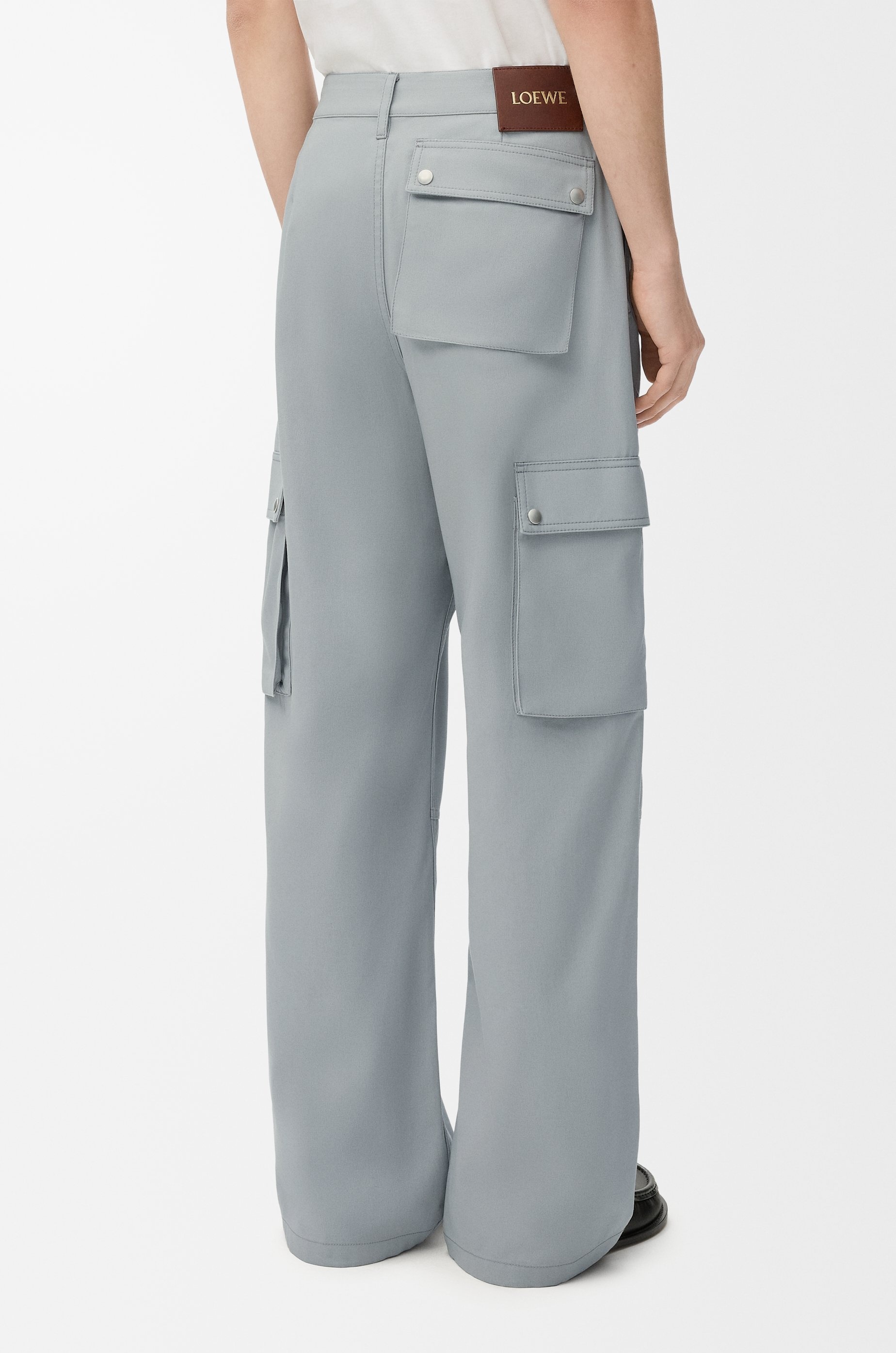 Cargo trousers in cotton - 4