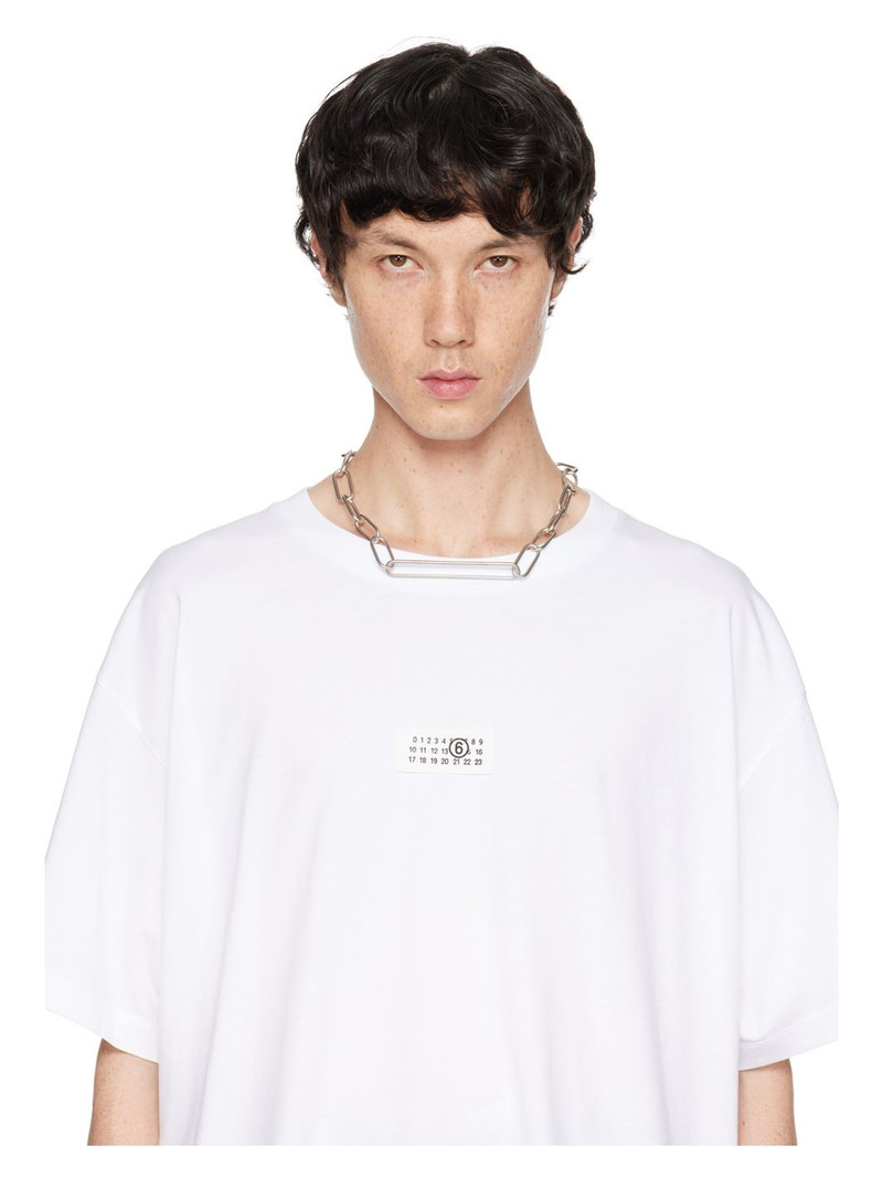 MM6 Maison Margiela Silver Chain Necklace outlook