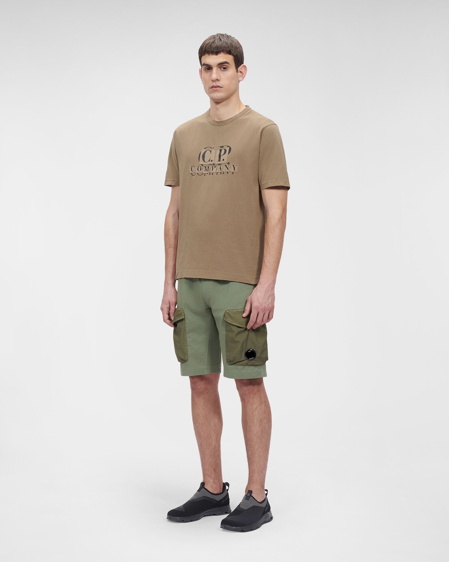 Heavy Jersey Mixed Cargo Shorts - 3