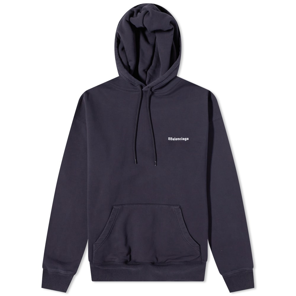 Balenciaga Corporate Logo Popover Hoody - 1