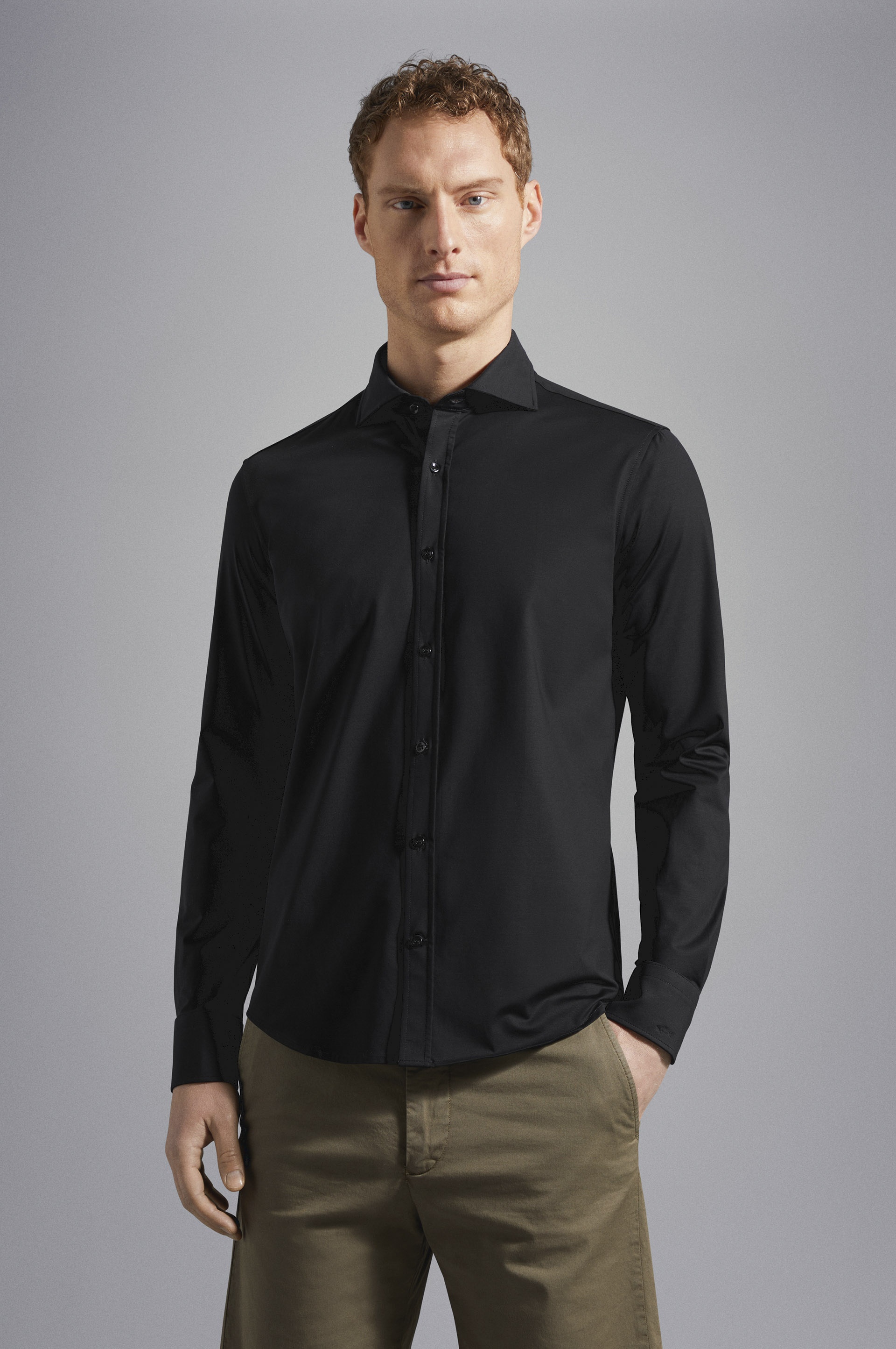 STRETCH COTTON SHIRT - 6