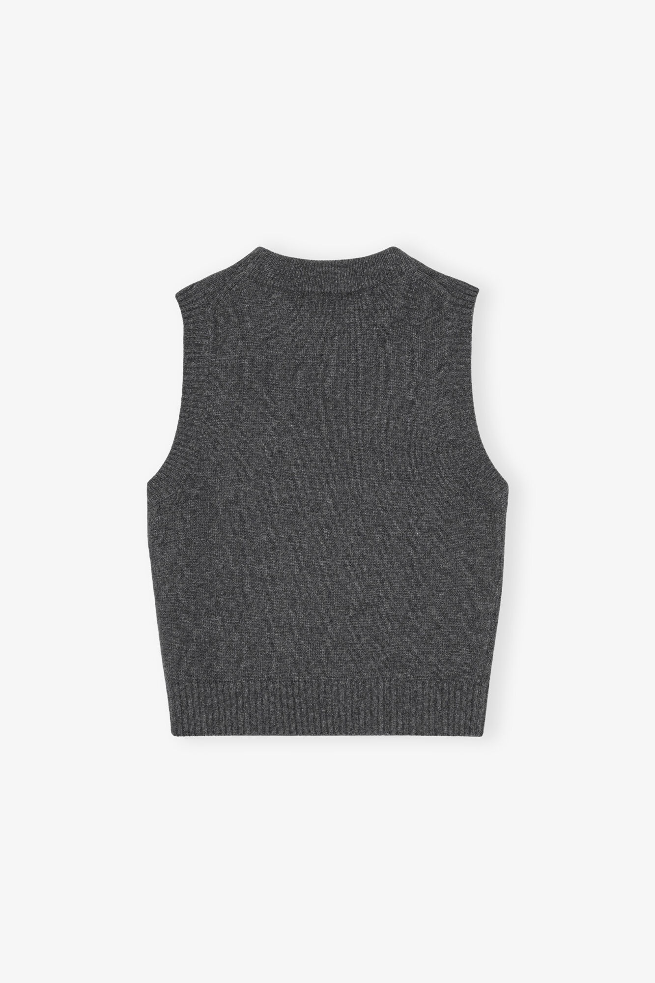 GREY GRAPHIC CATS VEST - 6