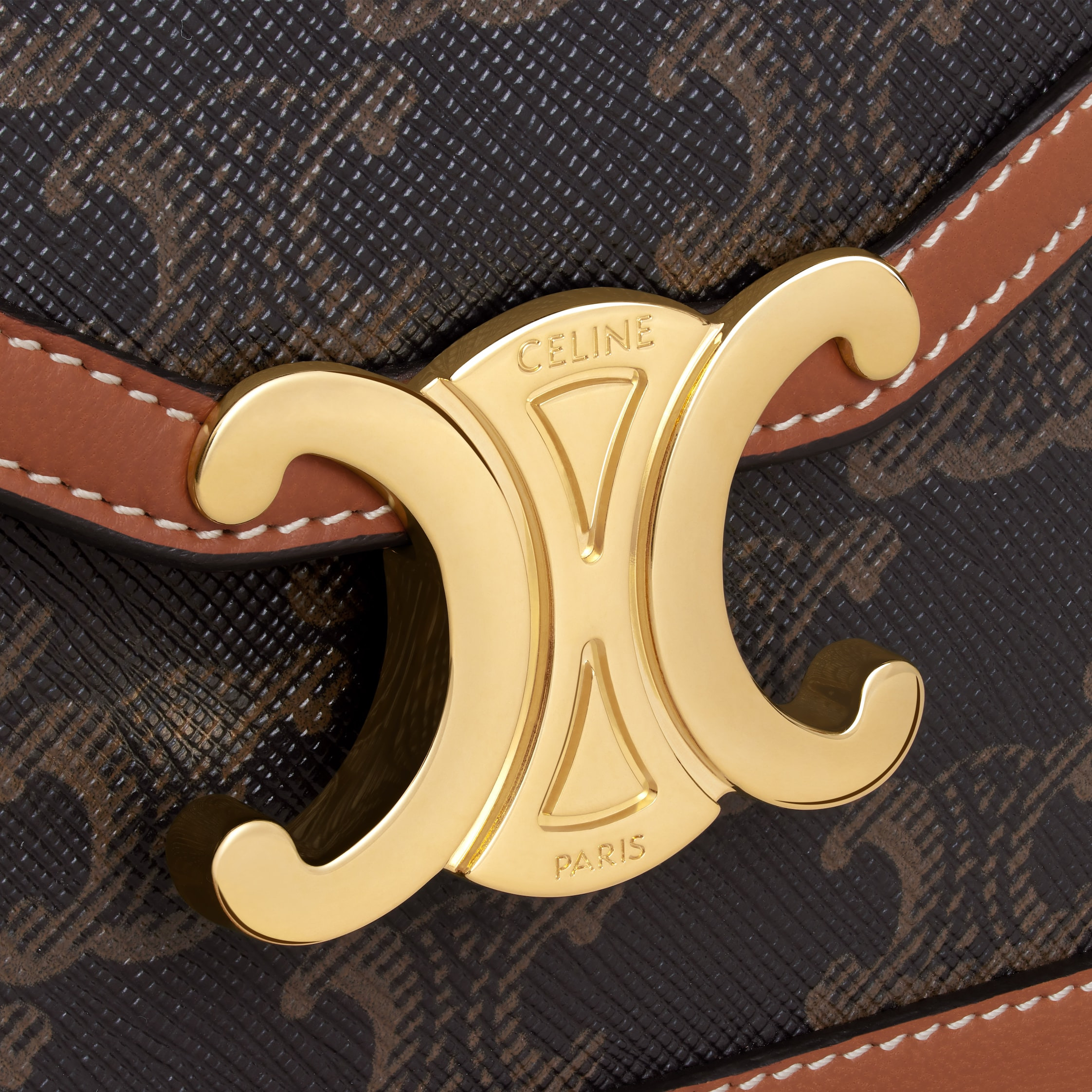 WALLET ON CHAIN MARGO in TRIOMPHE CANVAS and calfskin - 5