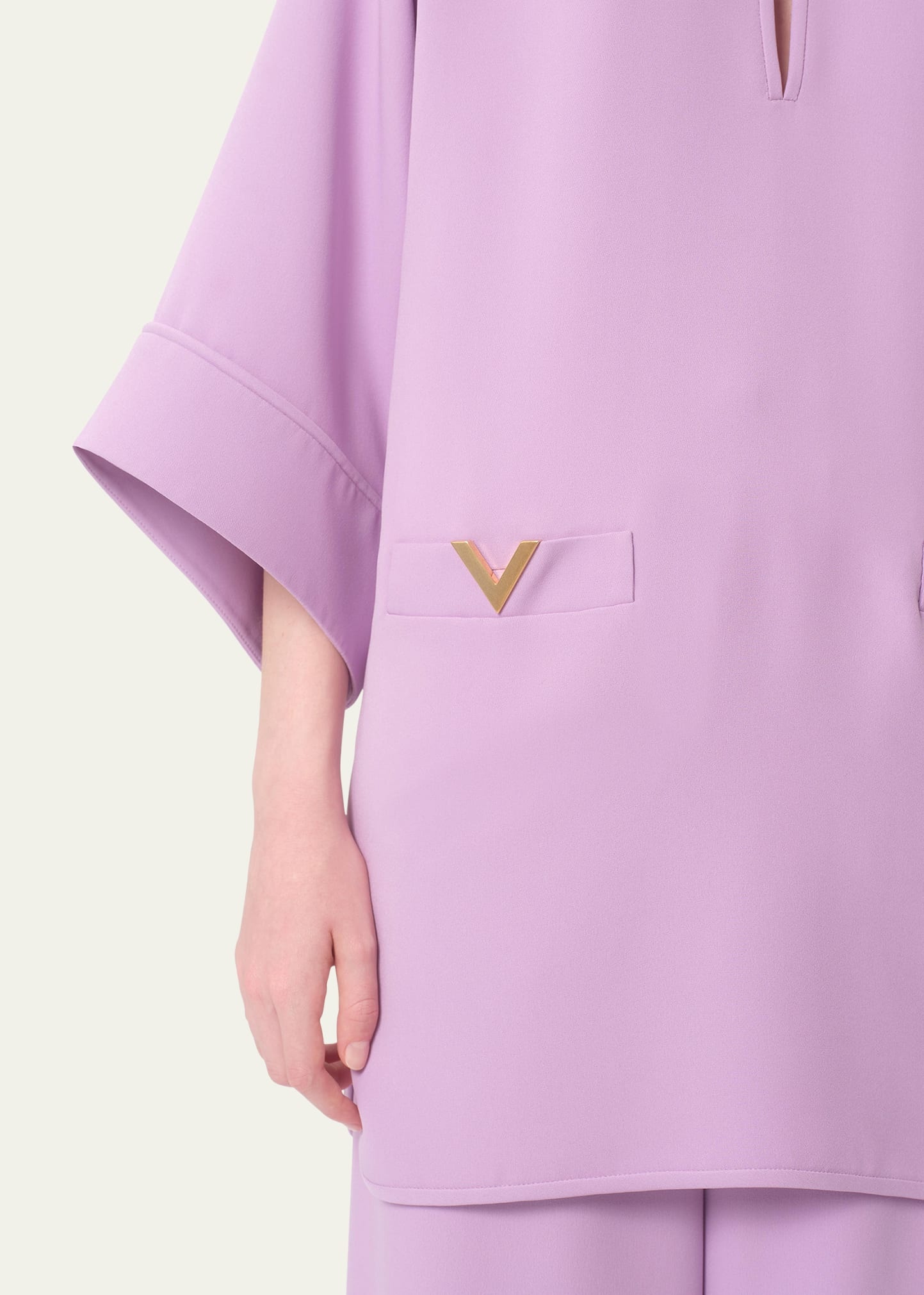 Wide Sleeve Mini Dress - 4