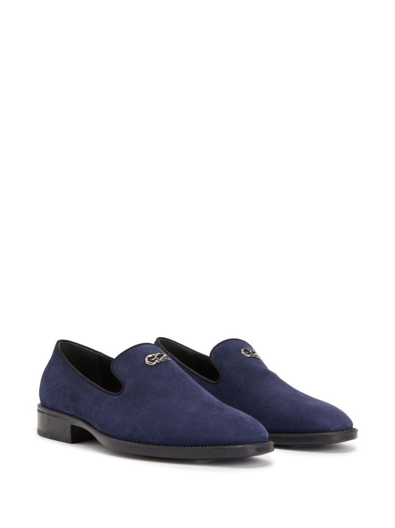 Imrham logo-plaque suede loafers - 3