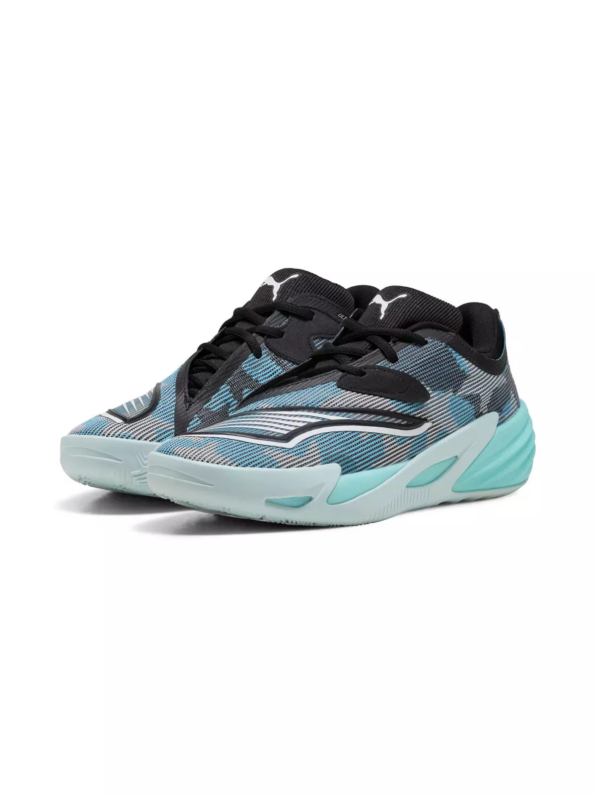 PUMA All-Pro NITRO 2 "Team Light Blue/PUMA White" Men's Basketball Shoe - 3