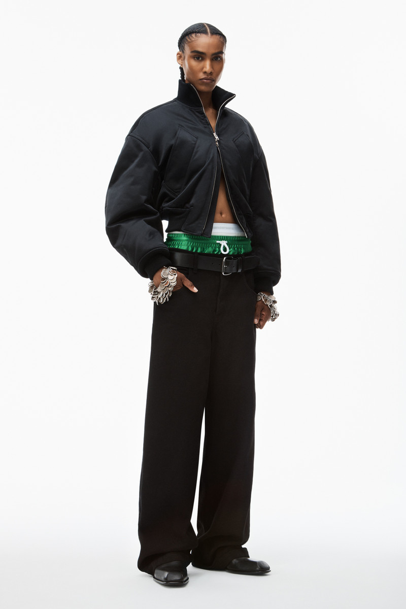Alexander Wang pre-styled straight leg jean in denim outlook