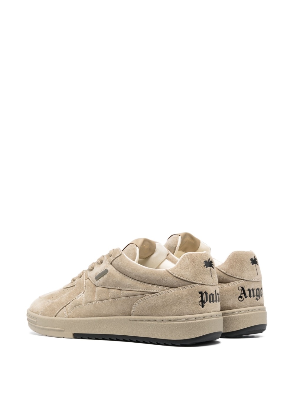 suede low-top sneakers - 3