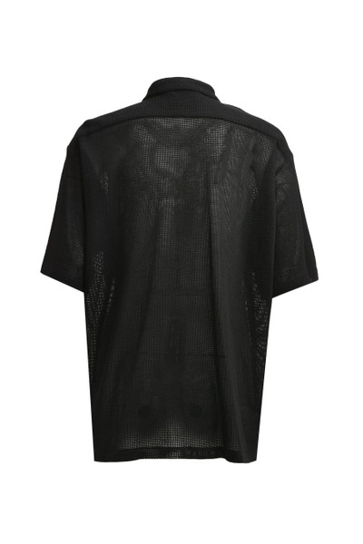 MAGLIANO COTTON MESH SHORT SLEEVES SHIRT / BLK outlook