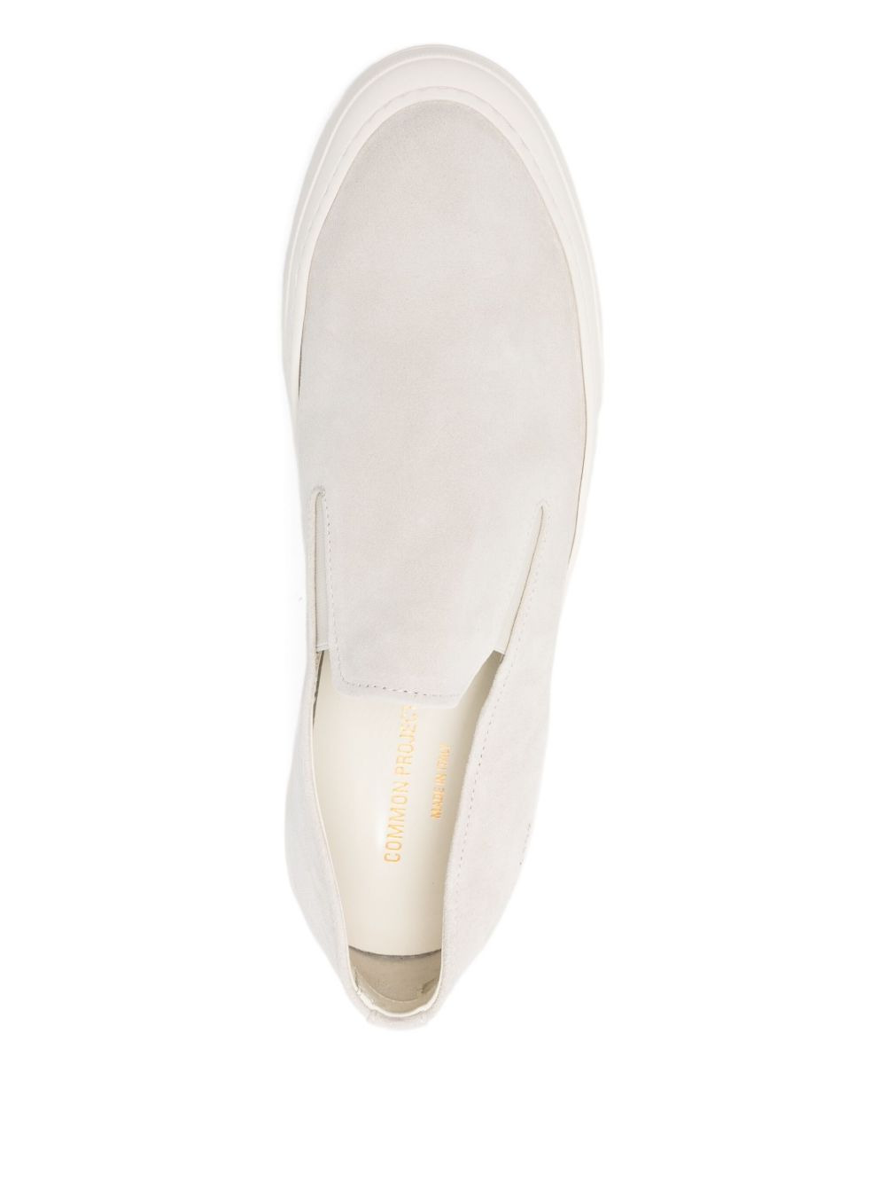 suede slip-on sneakers - 4