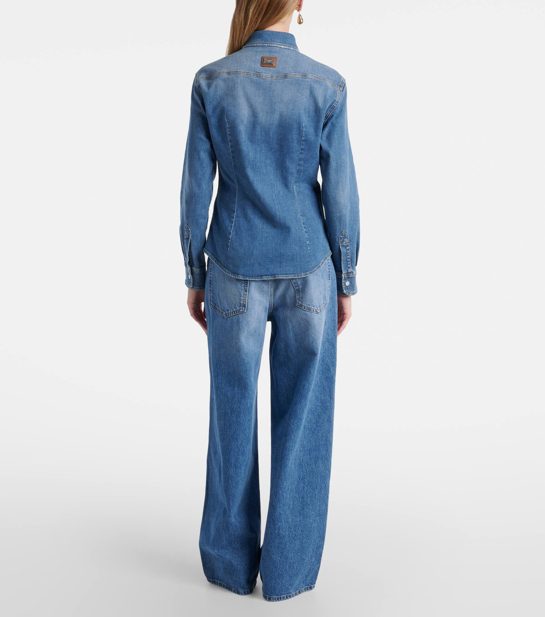 Washed denim shirt - 3
