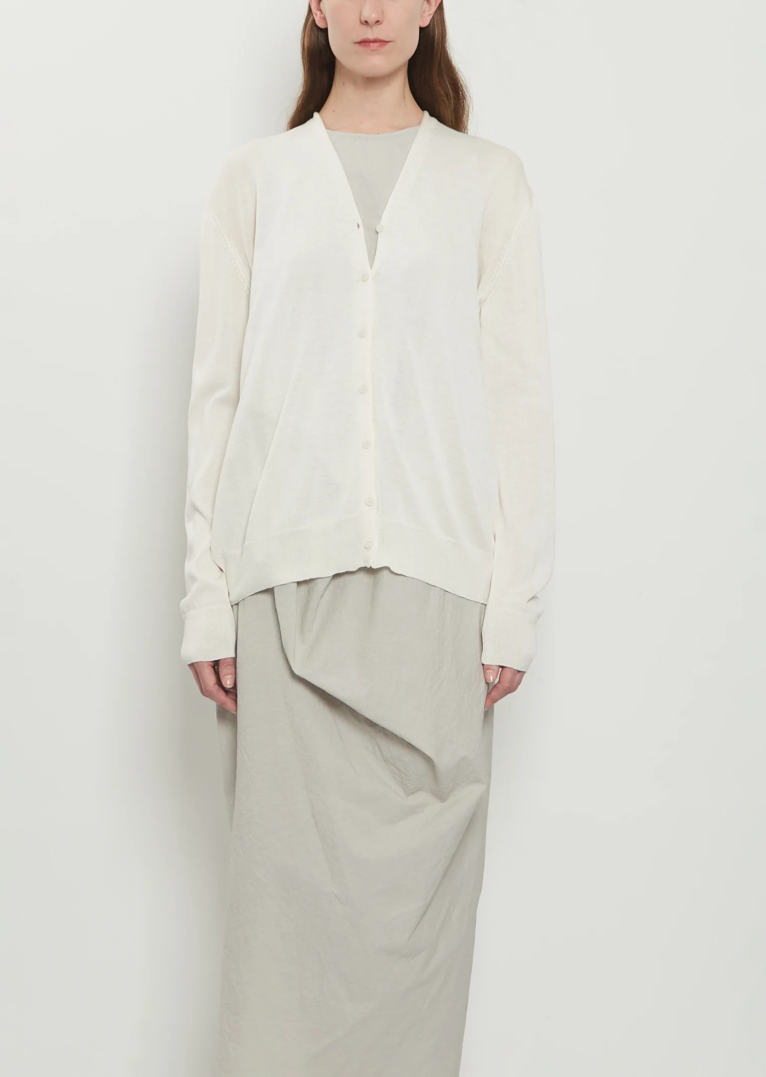 Veil Pima Cotton Cardigan - 1