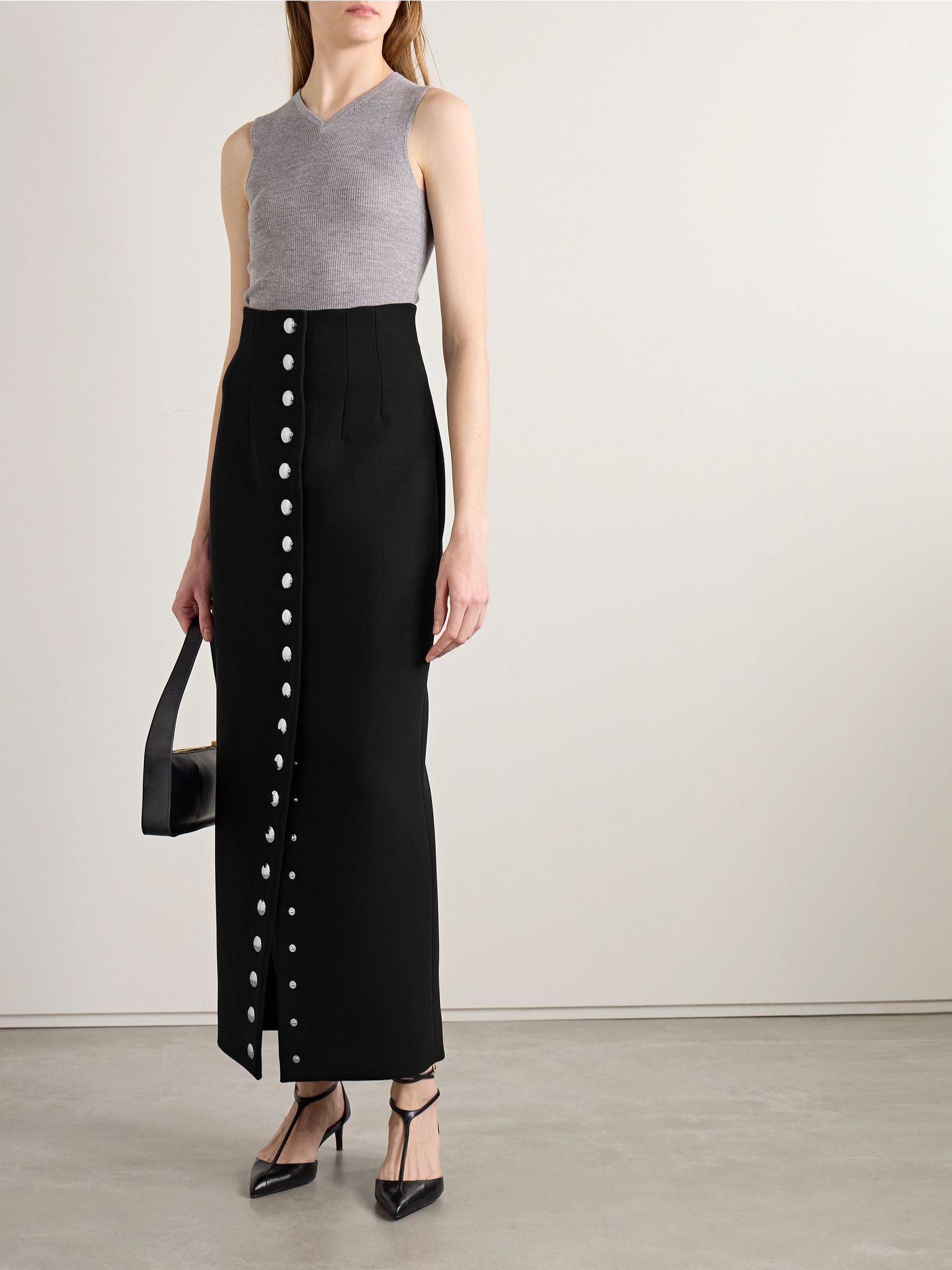 Brynlee cady maxi skirt Black - 2