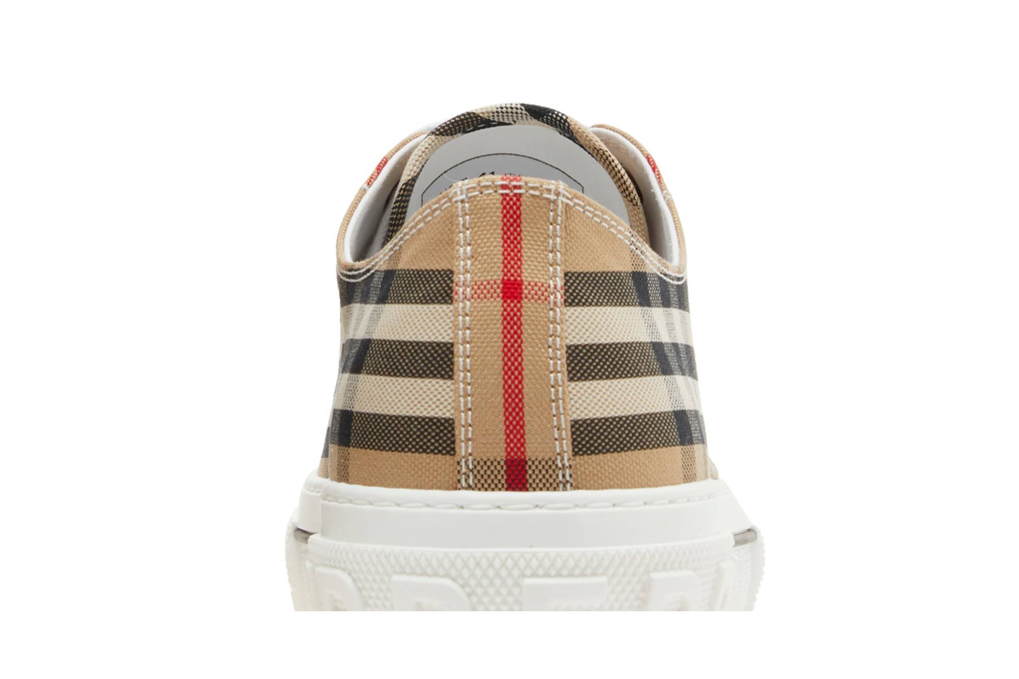 Burberry Check Cotton Sneakers 'Archive Beige' - 7