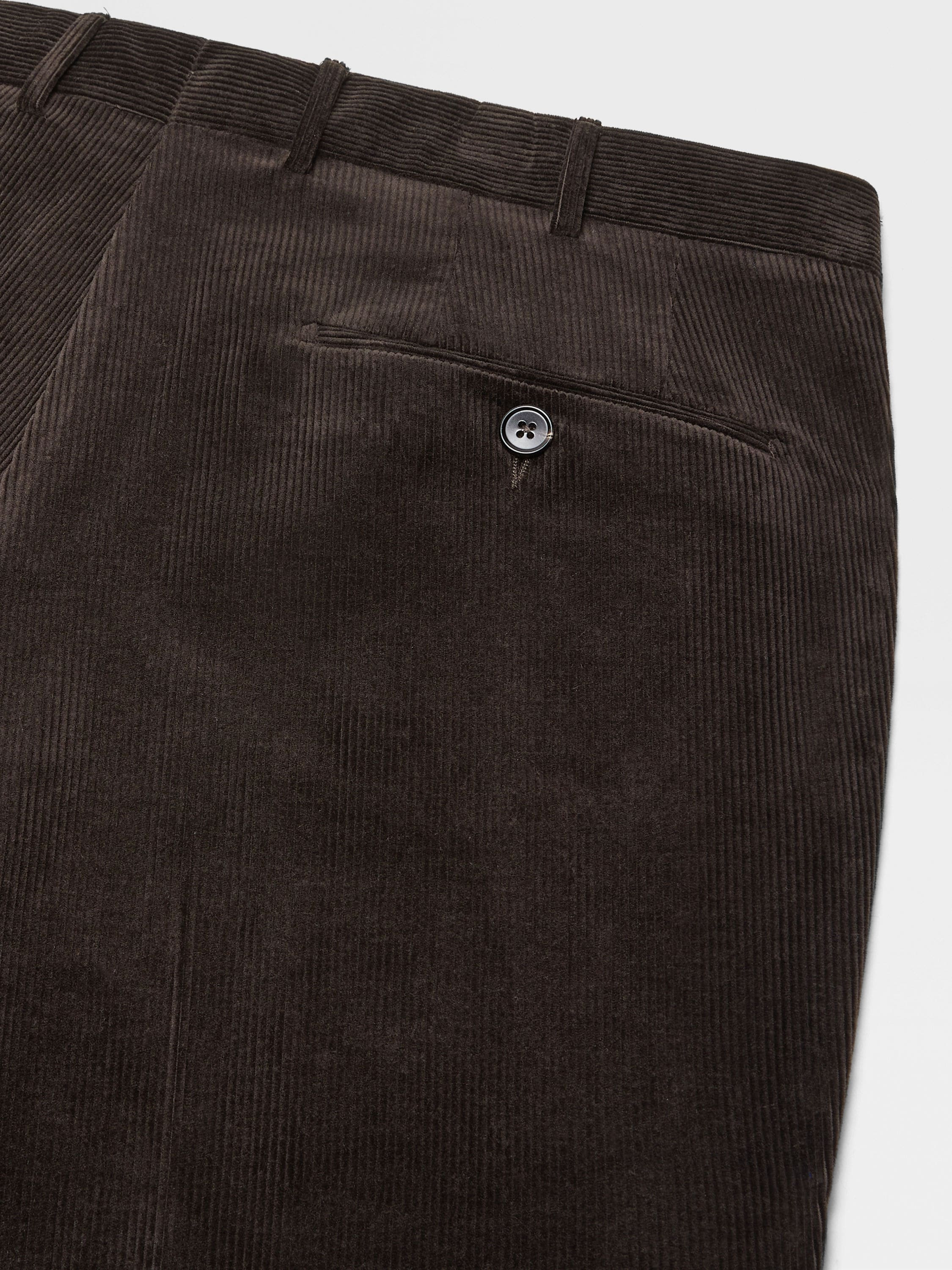 DARK BROWN CASHCO PANTS - 3