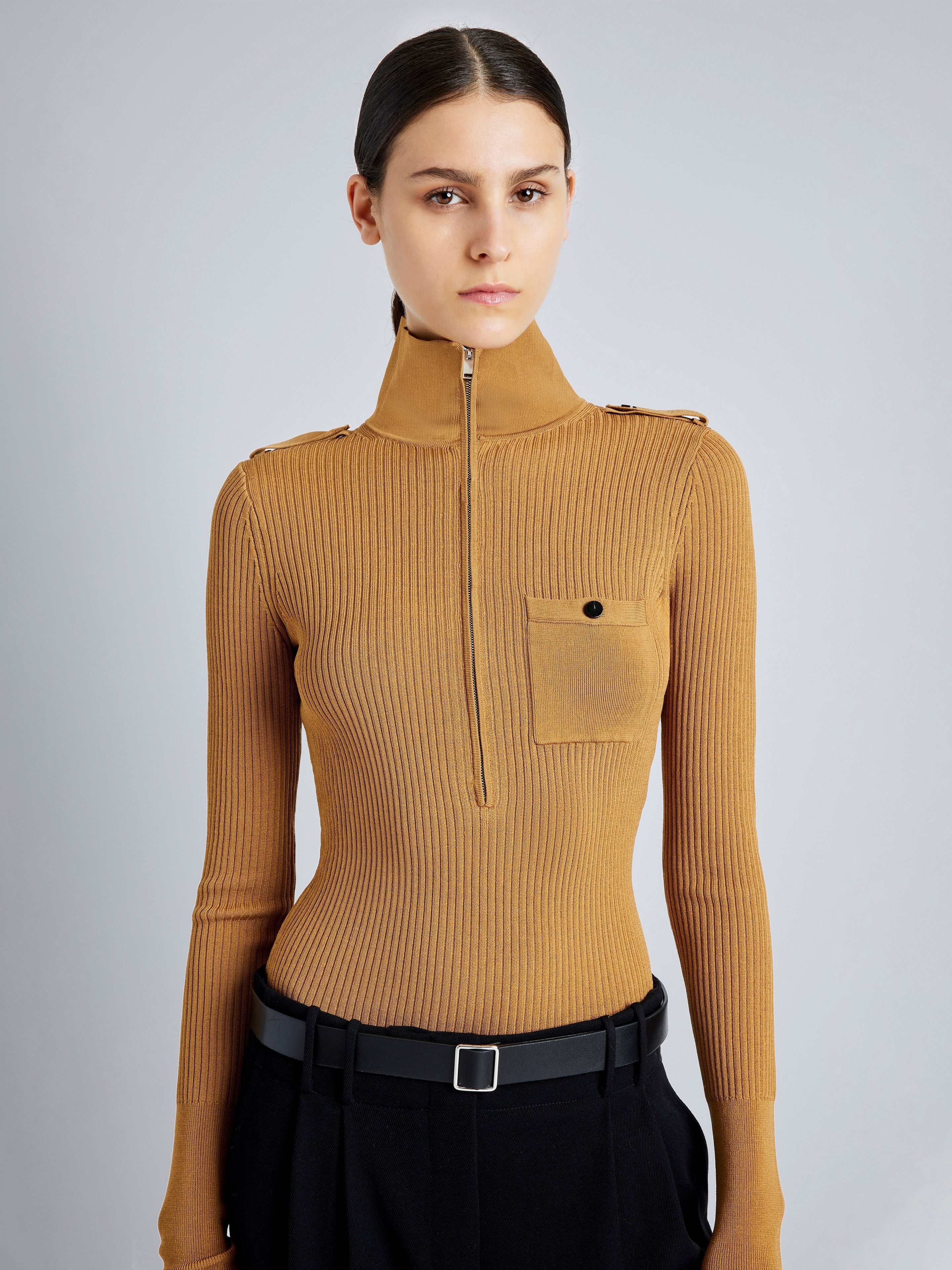 Norah Top in Silk Viscose Knit - 6