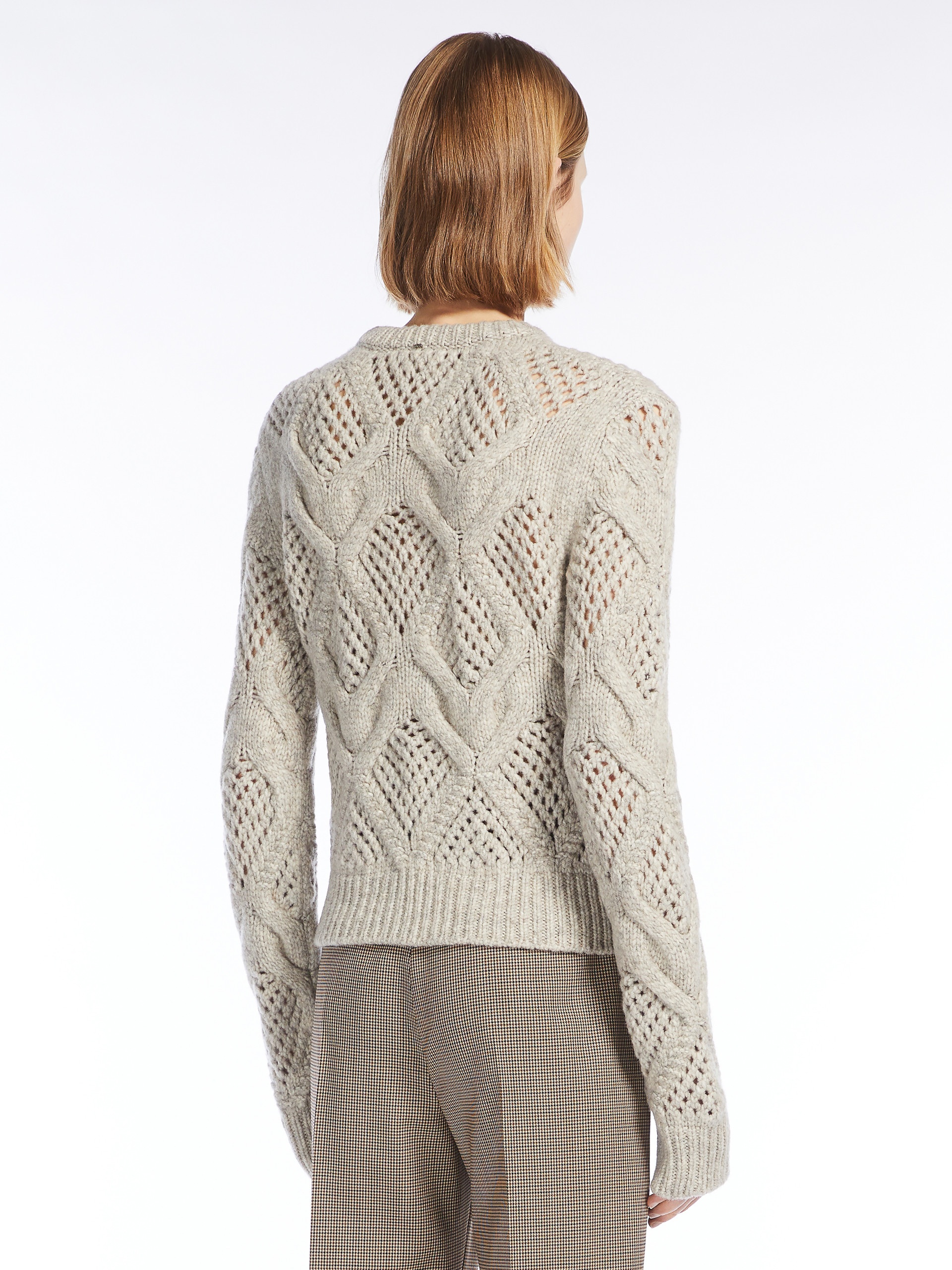 NARVEL Diamond-knit crew-neck sweater - 4