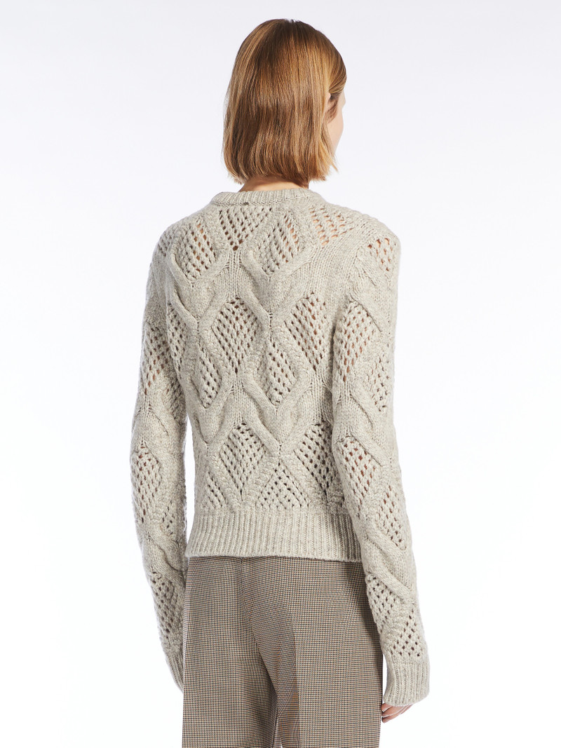 NARVEL Diamond-knit crew-neck sweater 4