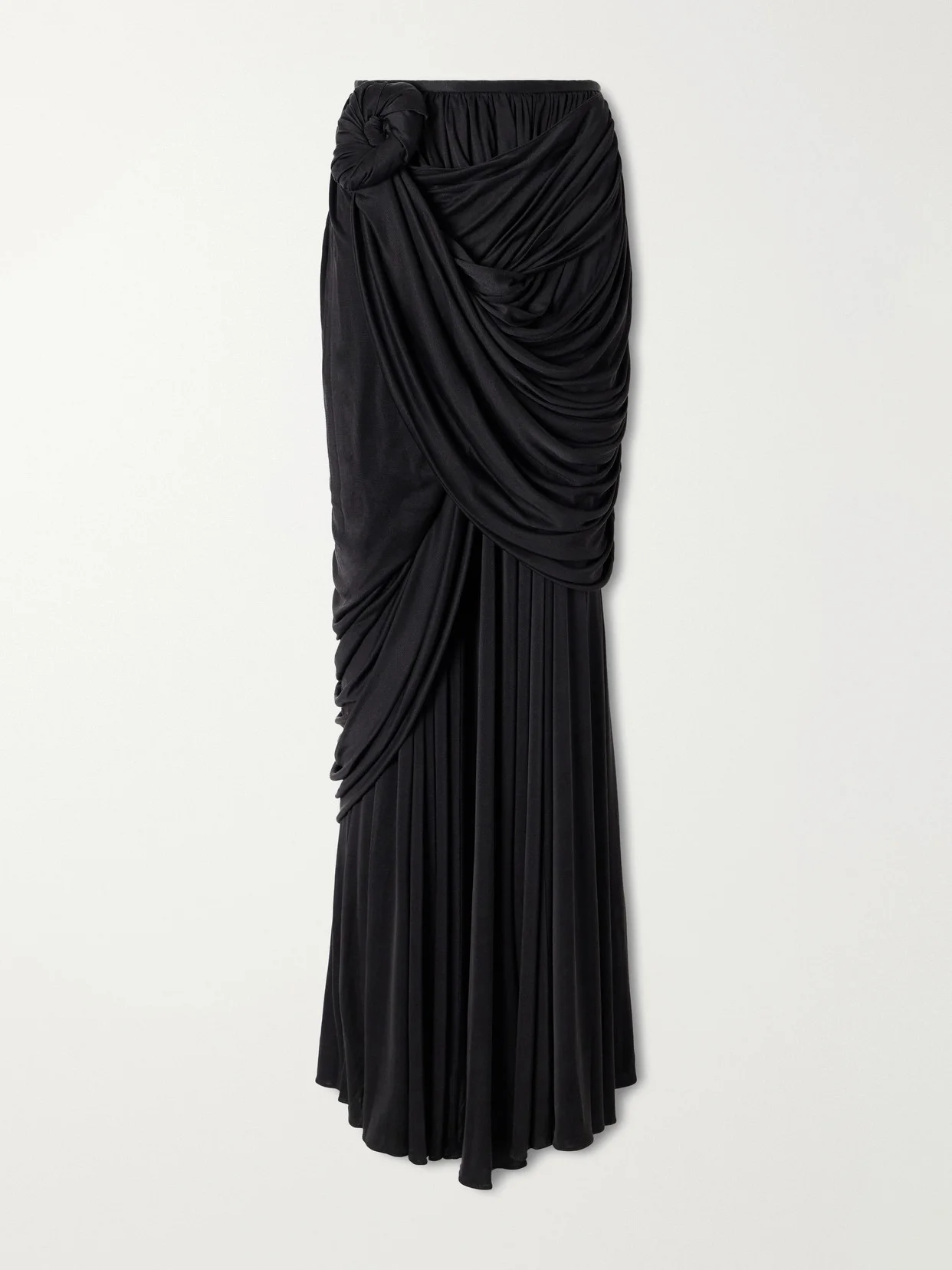 Effie Draped Silk-jersey Maxi Dress - 1