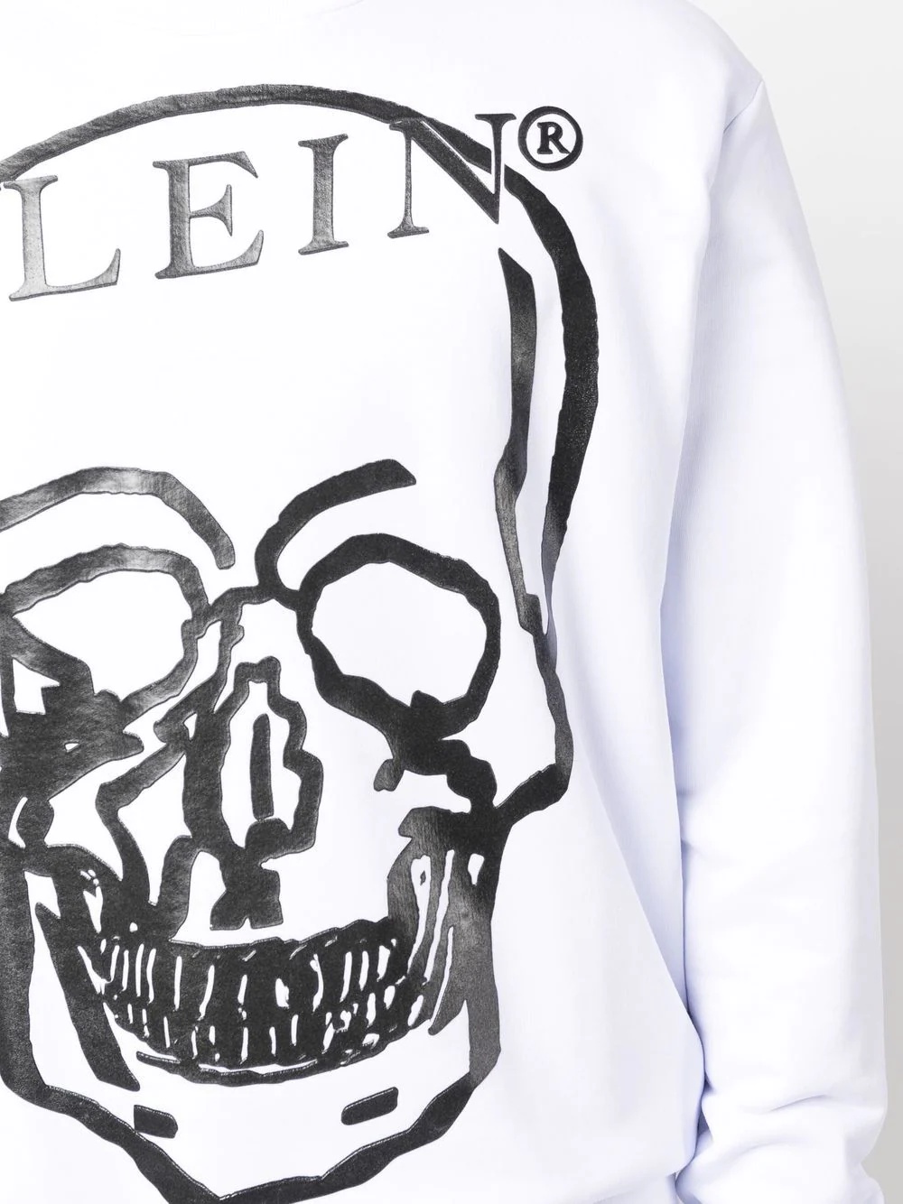 Skull-print long-sleeve sweatshirt - 6