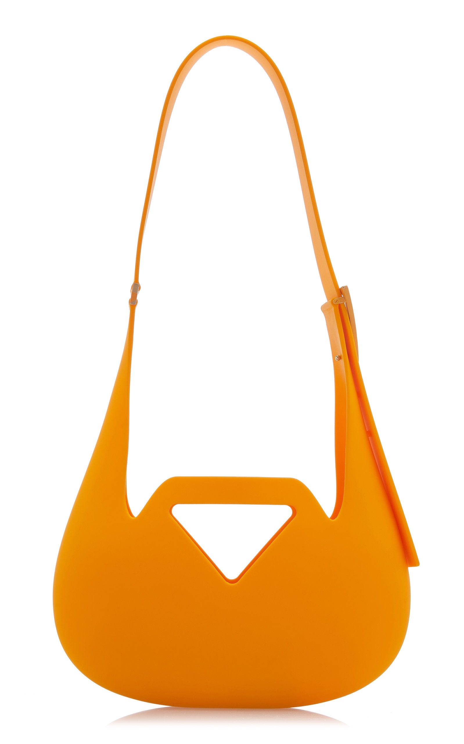 Small Punch Rubber Shoulder Bag orange - 5