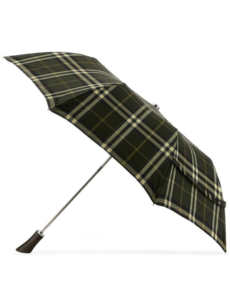 check-printed umbrella 1