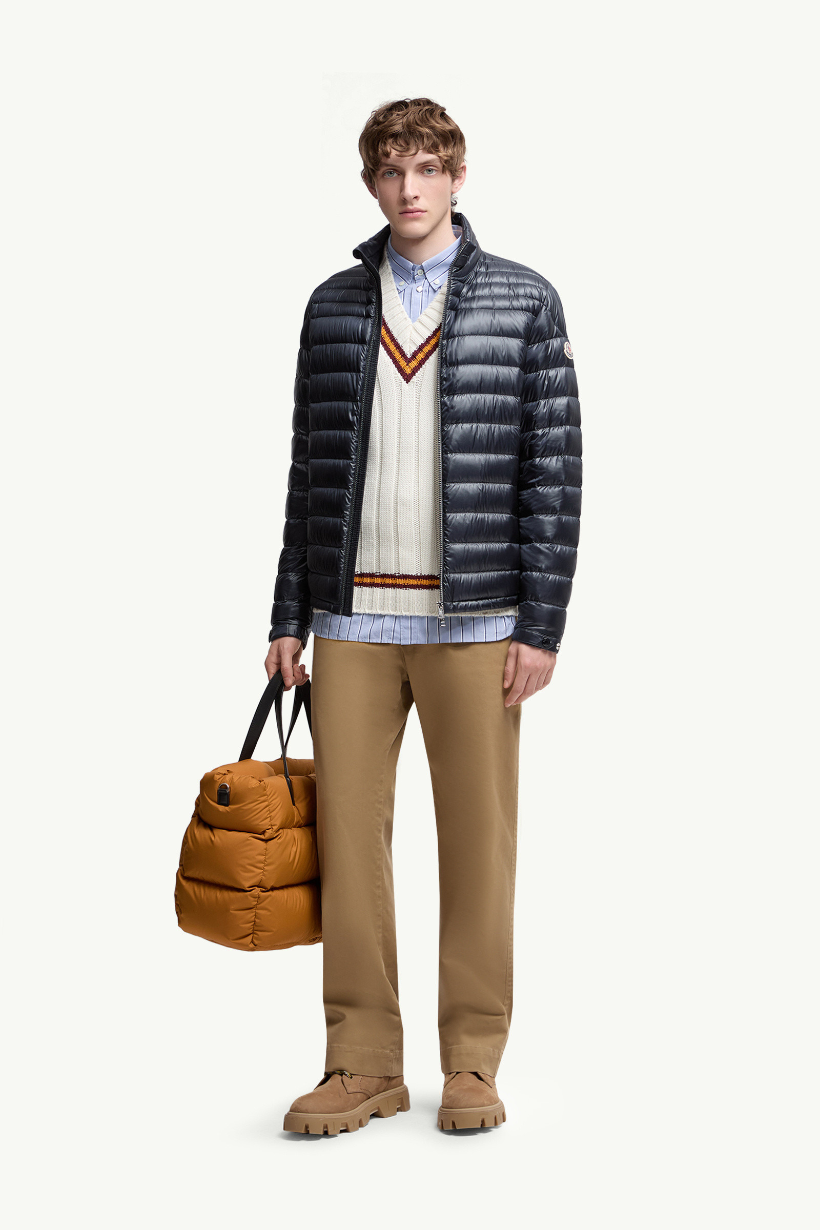 Wool & Cotton V-Neck Vest - 2