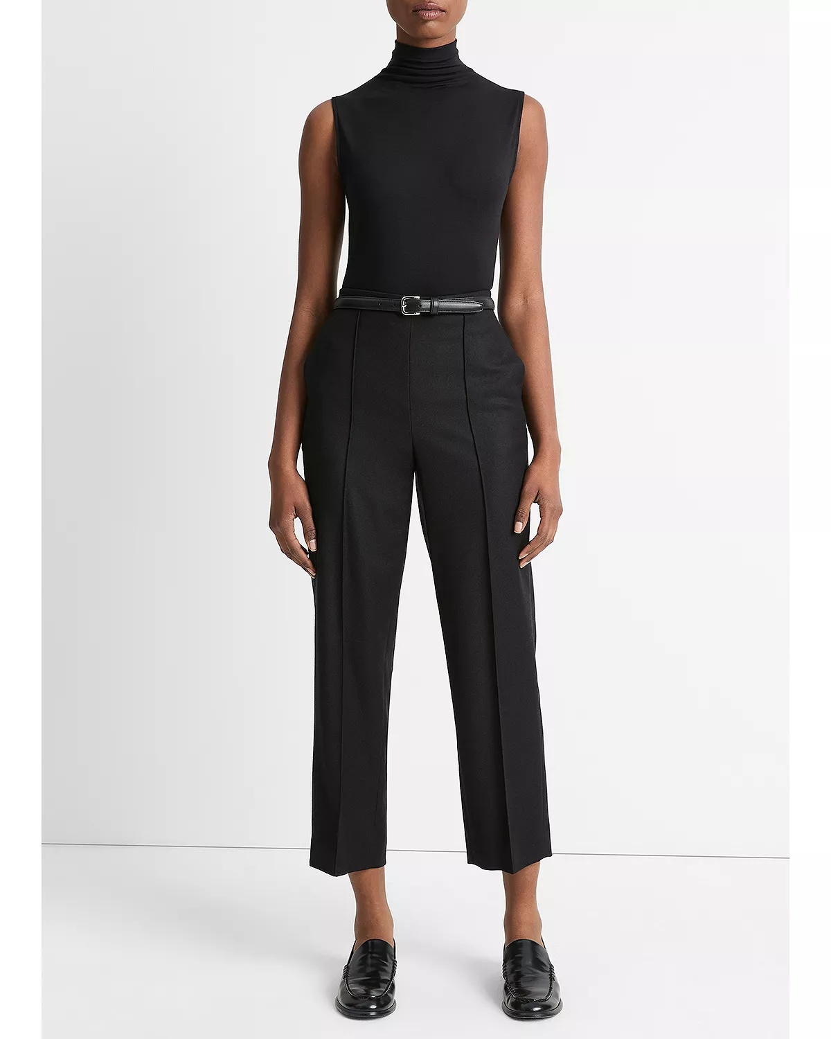 Turtleneck Sleeveless Top - 2
