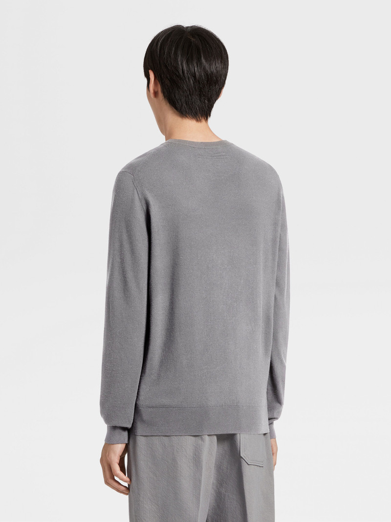 DARK GREY 12MILMIL12 WOOL CREWNECK 3