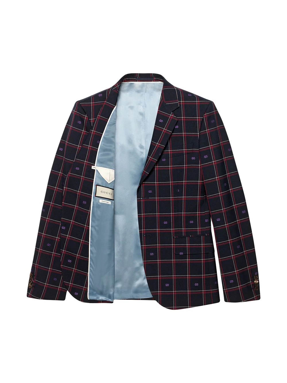 Cambridge GG checked blazer - 6