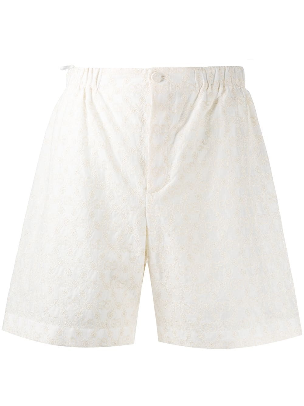 GG embroidered shorts - 1