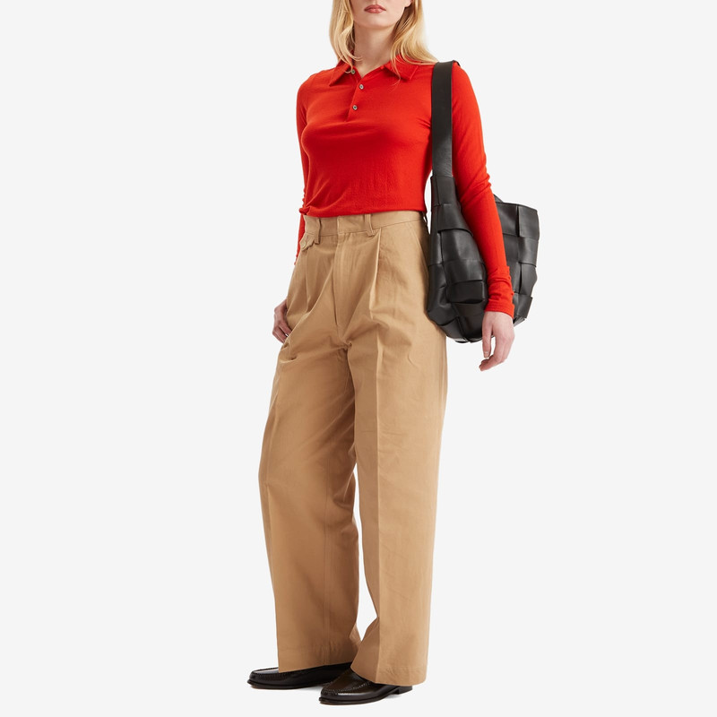 AURALEE Auralee Washed Finx Chino One-Tuck Pants outlook