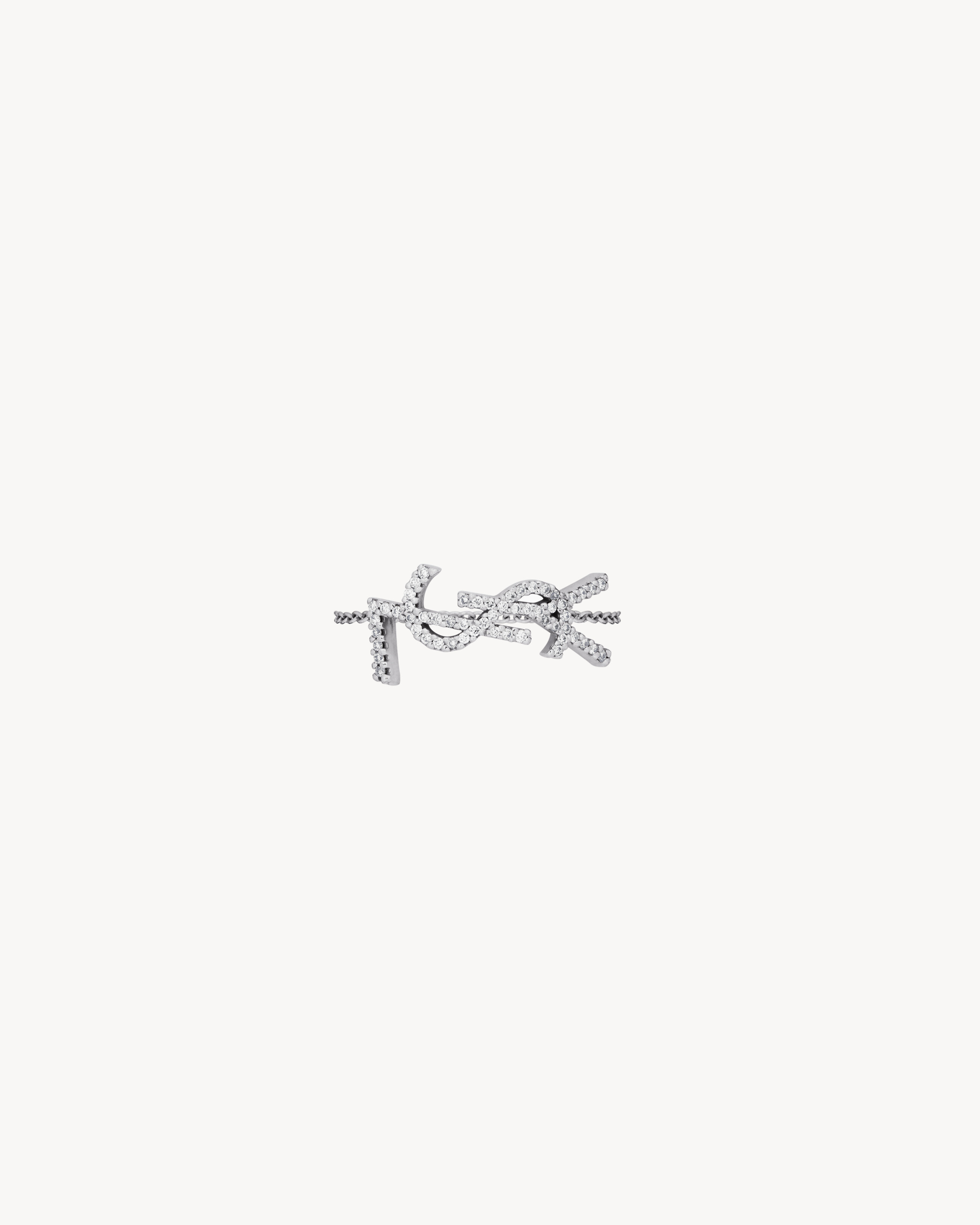 CASSANDRE RING IN 18K GREY GOLD AND DIAMONDS - 2